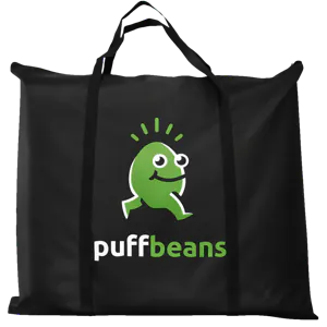 Tragetasche mit Puffbeans-Logo